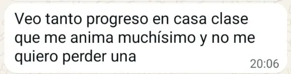 Testimonio de una alumna